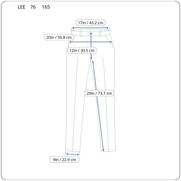Lee Womens Pants 16S Petite 16P Relaxed Fit at Waist Brown Straight Leg BRO14E - Picture 2 of 9